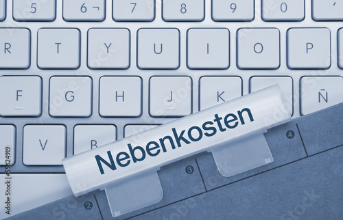 Photo: Nebenkosten tastatur Nebenkosten tastatur