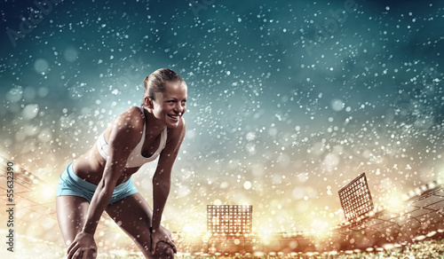 Photo: Sport young woman Sport young woman