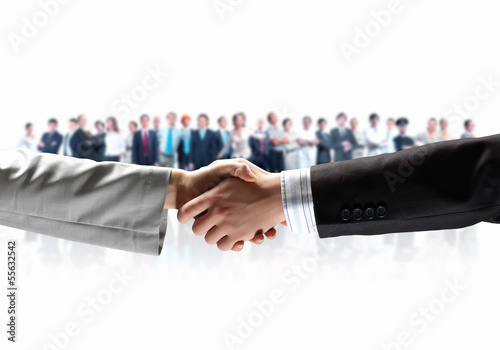 Photo: Business handshake Business handshake