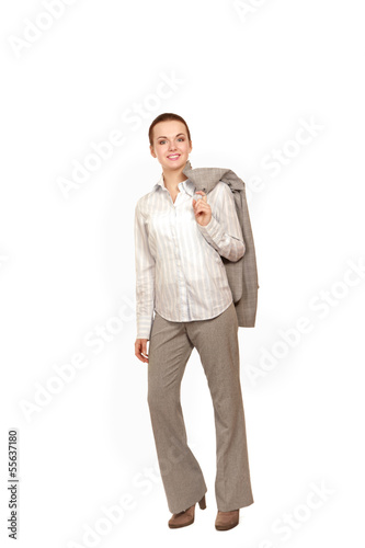 Photo: Portrait of a confident young woman standing Portrait of a confident young woman standing