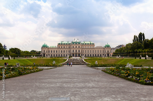 Photo: Belvedere palace in Vienna, Austria Belvedere palace in Vienna, Austria