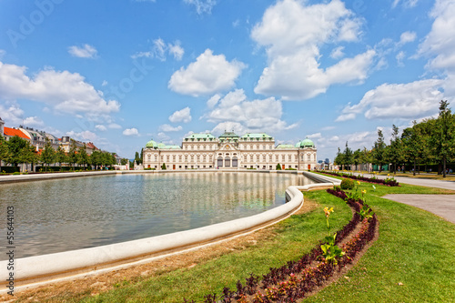 Photo: Belvedere palace in Vienna, Austria Belvedere palace in Vienna, Austria