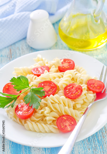 Photo: pasta with tomato pasta with tomato