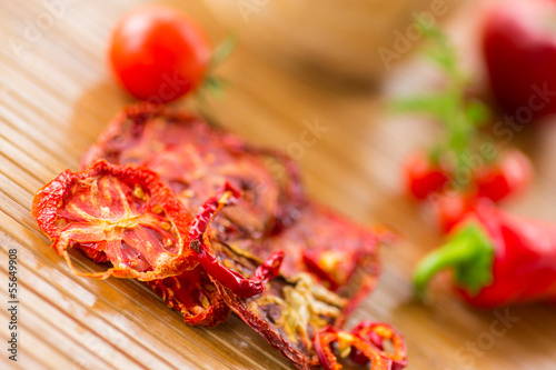 Photo: dried tomatoes dried tomatoes