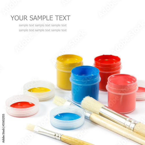 Photo: Paints and brushes Paints and brushes