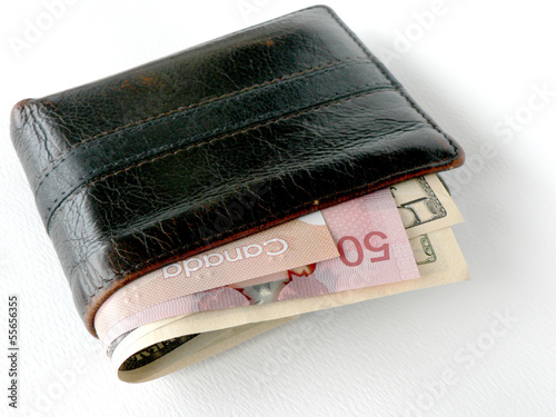 Photo: wallet, money wallet, money