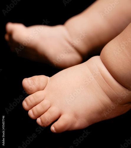 Photo: feet of a baby feet of a baby