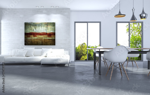 Illustration: Living room Living room