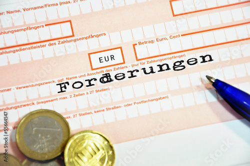 Photo: Forderungen Forderungen