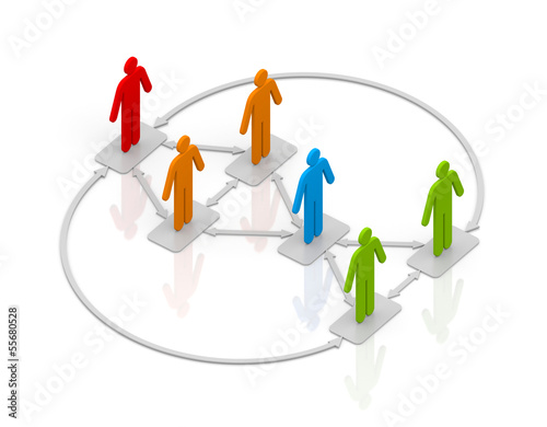 Illustration: Business scheme Business scheme