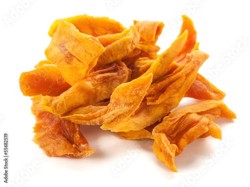 Photo: Getrocknete Mangostreifen Getrocknete Mangostreifen