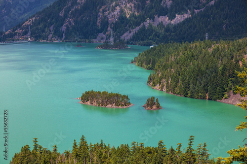 Photo: Diablo Lake Diablo Lake