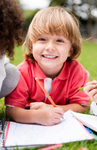 Photo: Happy school boy Happy school boy