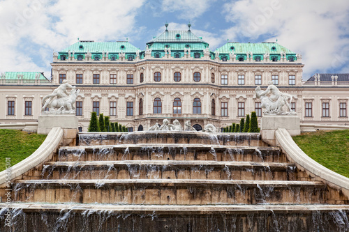 Photo: Belvedere palace in Vienna, Austria Belvedere palace in Vienna, Austria