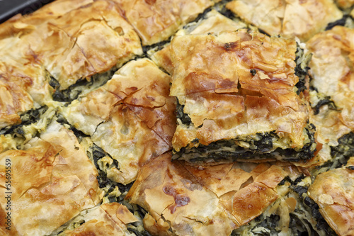 Photo: spinach pie spinach pie