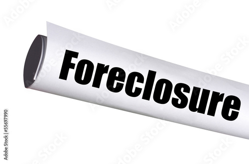 Illustration: foreclosure legal document foreclosure legal document