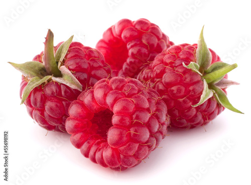 Photo: Ripe raspberries Ripe raspberries