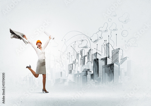 Photo: Happy engineer Happy engineer