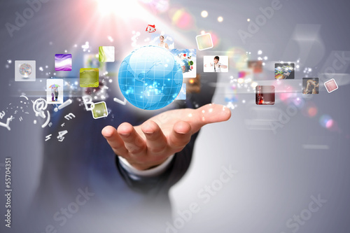 Photo: Globalization concept Globalization concept
