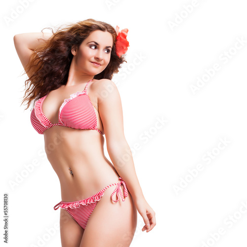 Photo: attraktive junge Frau im Bikini attraktive junge Frau im Bikini