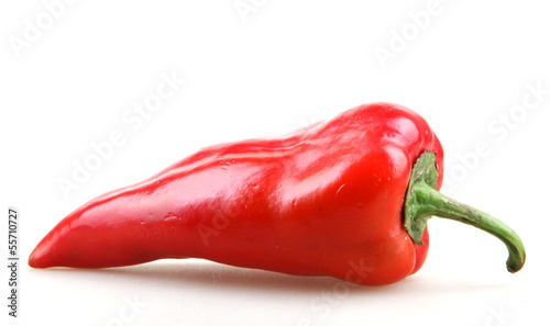 Photo: paprika isolated on white paprika isolated on white