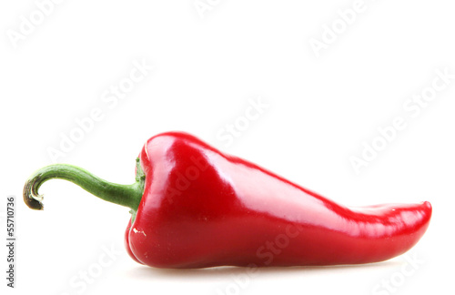 Photo: paprika isolated on white paprika isolated on white