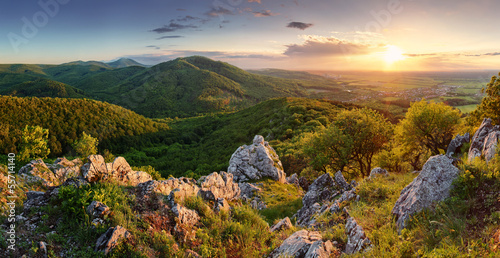 Photo: peak in sunset - Slovakia mountain peak in sunset - Slovakia mountain