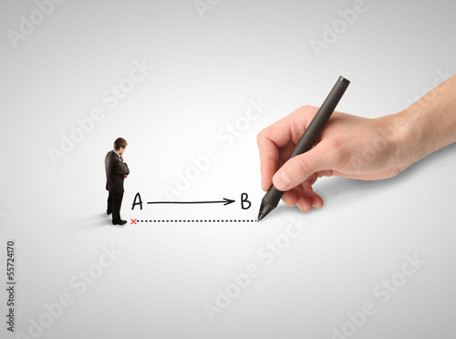 Photo: businessman thinking businessman thinking