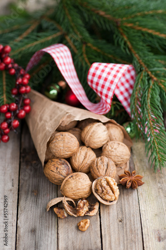 Photo: Weihnachtszeit, Walnüsse Weihnachtszeit, Walnüsse