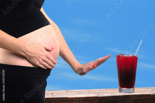 Photo: saying no to alcohol while pregnant saying no to alcohol while pregnant