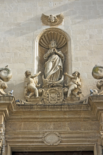 Photo: Galatina, particolare del duomo - Puglia - Italy Galatina, particolare del duomo - Puglia - Italy