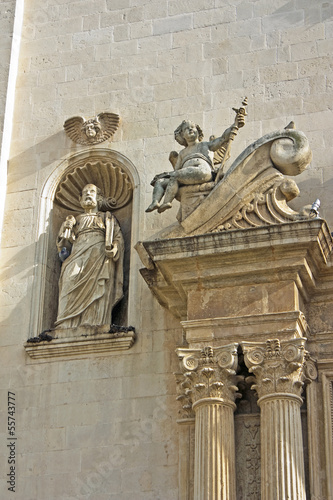 Photo: Galatina, particolare del duomo - Puglia - Italy Galatina, particolare del duomo - Puglia - Italy