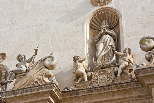 Photo: Galatina, particolare del duomo - Puglia - Italy Galatina, particolare del duomo - Puglia - Italy