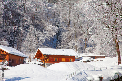 Photo: Winter in alps Winter in alps
