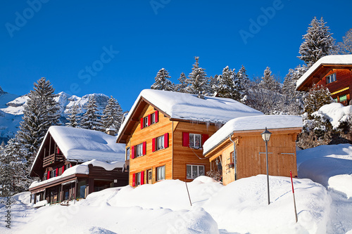 Photo: Winter in alps Winter in alps