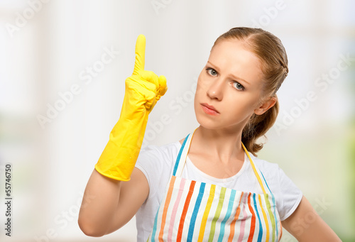 Photo: angry strict housewife angry strict housewife