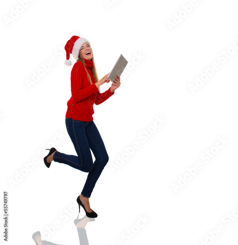 Photo: frau mit tablet frau mit tablet