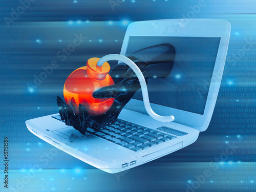 Illustration: Cyber attack Cyber attack