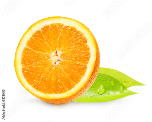 Photo: Orange fruit isolated on white background. Orange fruit isolated on white background.