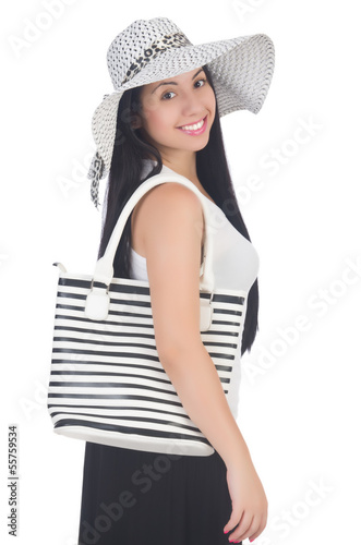 Photo: Young woman preparing for vacation Young woman preparing for vacation