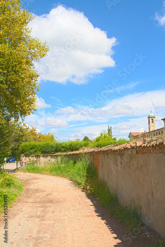 Photo: Dirt road of country in a little town Dirt road of country in a little town