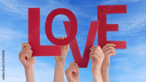 Photo: Hands Holding Love in the Sky Hands Holding Love in the Sky