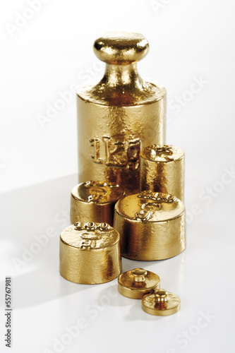 Photo: Goldene Gewichte Goldene Gewichte