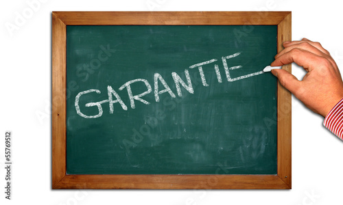 Illustration: Kreidetafel II - Garantie Kreidetafel II - Garantie