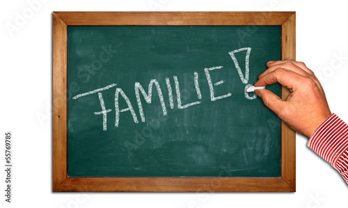 Illustration: Kreidetafel II - Familie Kreidetafel II - Familie