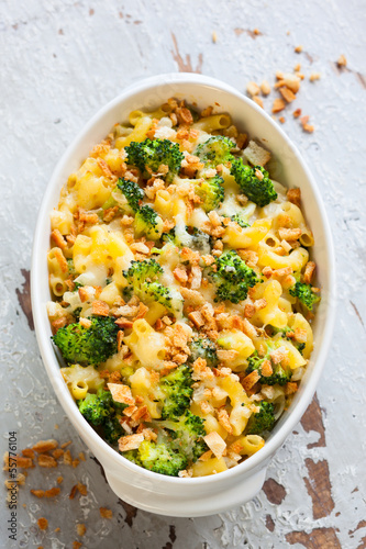 Photo: pasta and broccoli casserole pasta and broccoli casserole