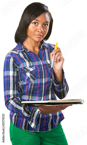 Photo: Teenage Student Listening Teenage Student Listening