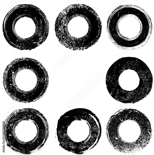 Vector: Set of grunge frames. vector illustration. Set of grunge frames. vector illustration.