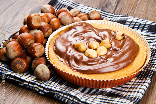 Photo: crostata alla crema di nocciole crostata alla crema di nocciole
