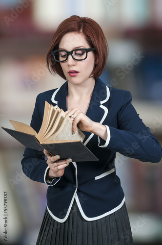 Photo: Woman Reading a Book Woman Reading a Book
